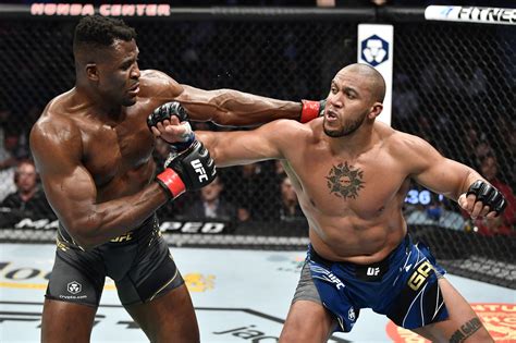 ciryl gane record|francis ngannou last 4 fights.